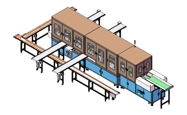 Dual channel automatic sorting machine