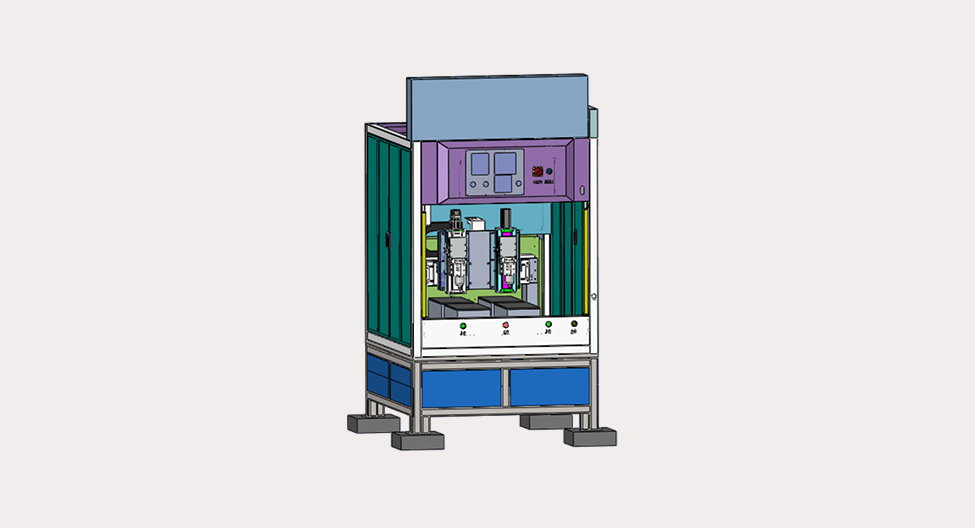 Dual spindle automatic cutting machine